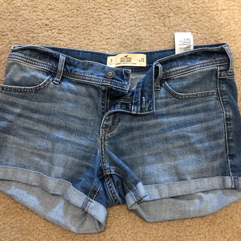 Hollister jean shorts